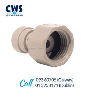 John Guest Fitting - Ci321216Fs 3/4" Female Bsp X 3/8" Push Fit