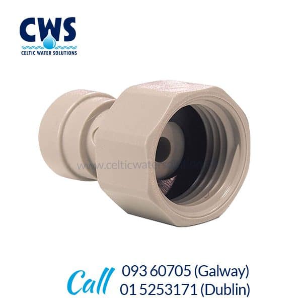 John Guest Fitting - Ci321216Fs 3/4" Female Bsp X 3/8" Push Fit