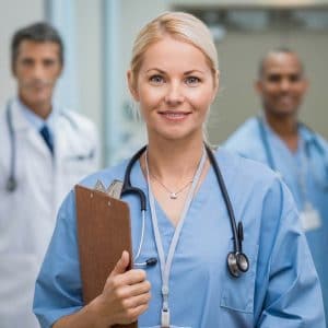 doctor standing
