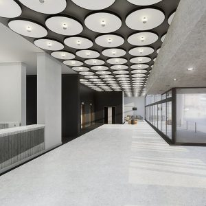 inside of building