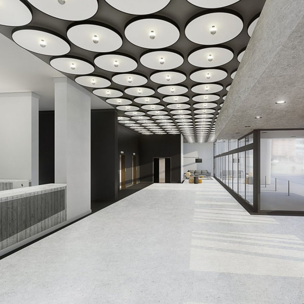 inside of building