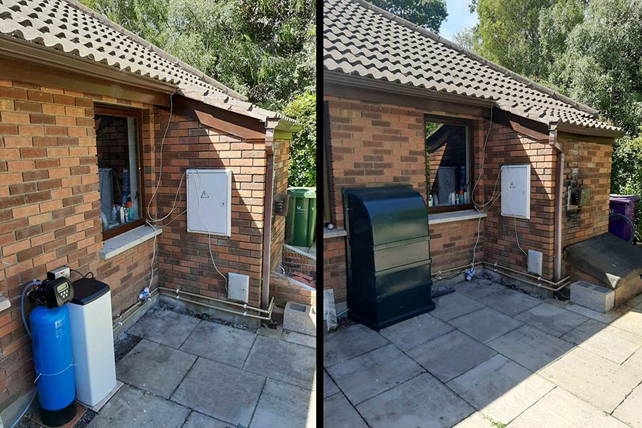 Installation-CWS-10x35-Water-Softener_Green_Cover
