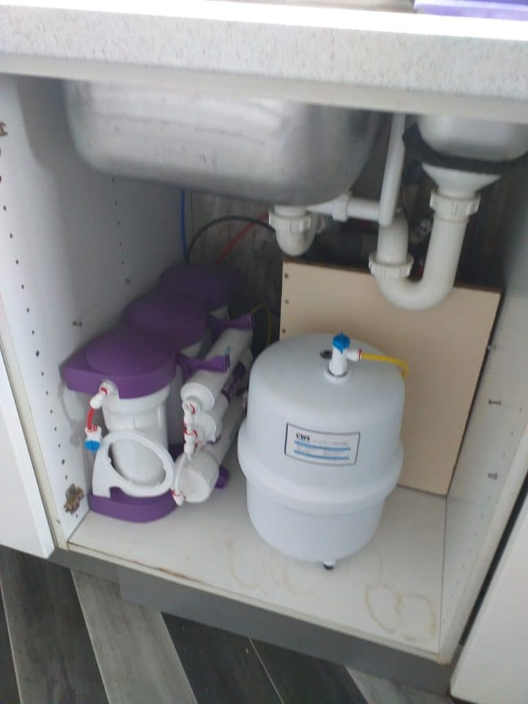 Installation alkafuse drinking water system 1