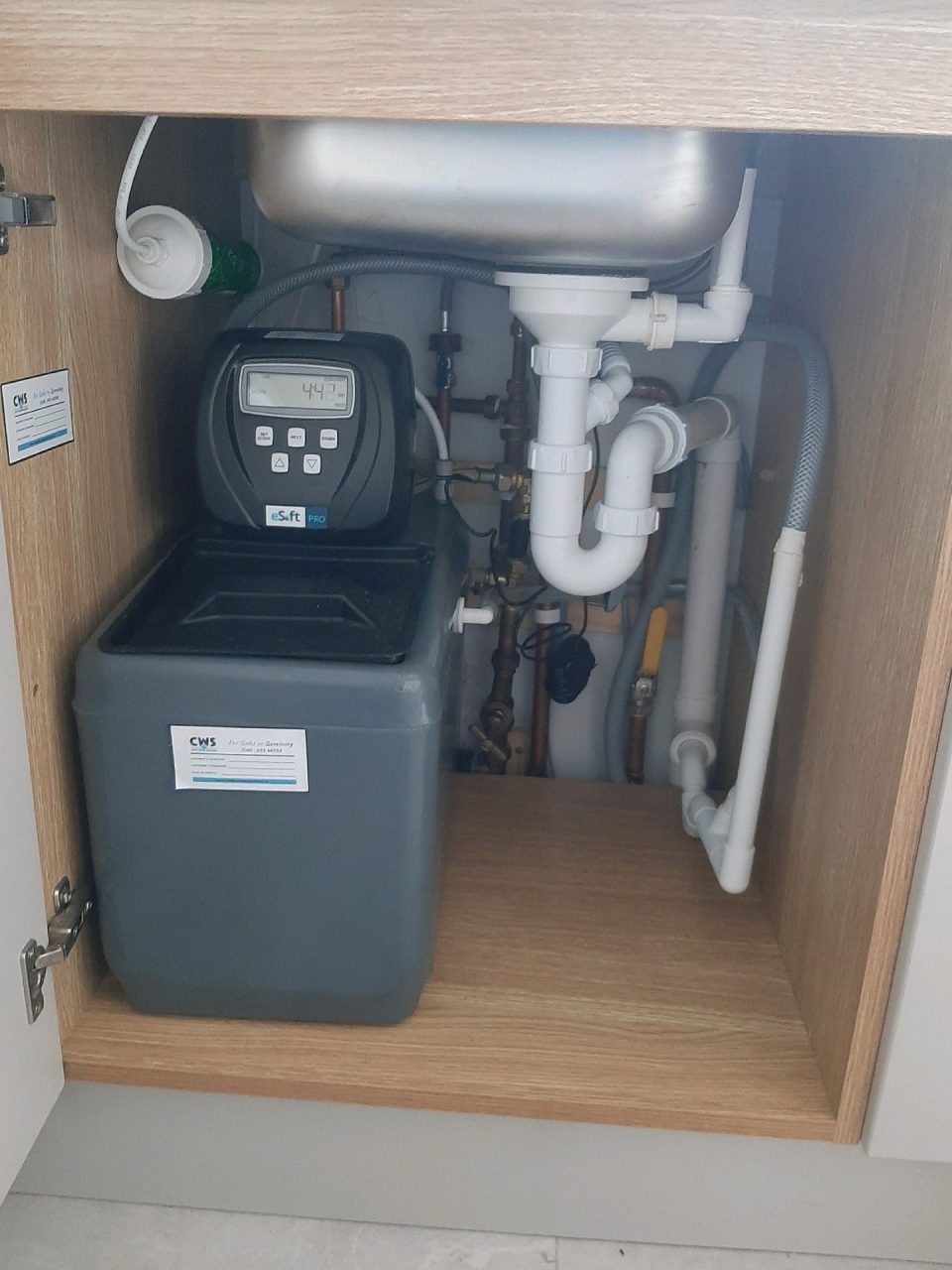 installation clack cabinet water softener dublin